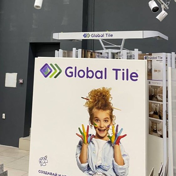 Бренд-зона Global Tile в гипермаркете «Галерея керамики», кадр 9
