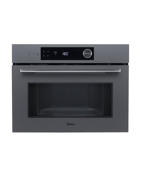 Компактный духовой шкаф с СВЧ Midea MCO82007MGG-I, серое стекло