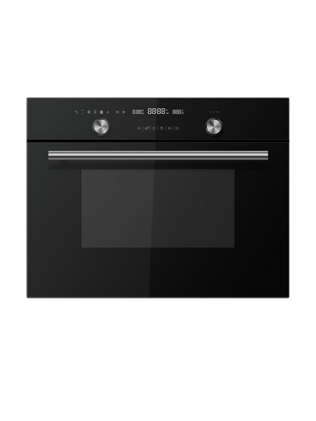 Компактный духовой шкаф Midea TF944EG9-BL, черное стекло