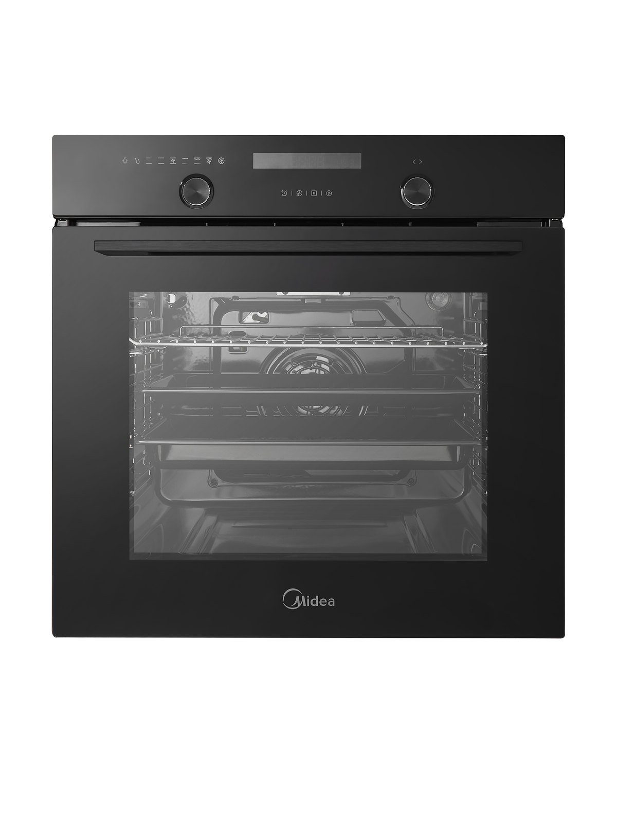 Духовой шкаф Midea MO78107CGB, черное стекло