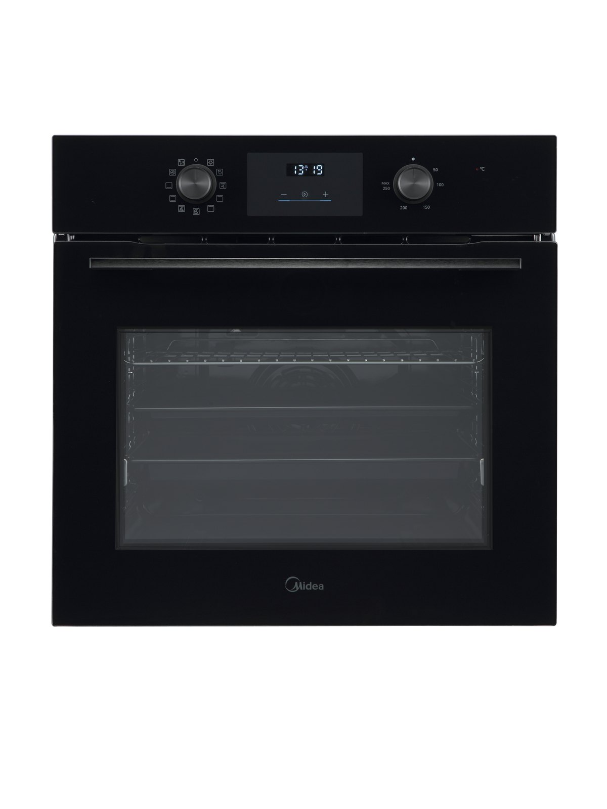 Духовой шкаф Midea MO611107YGB, черное стекло