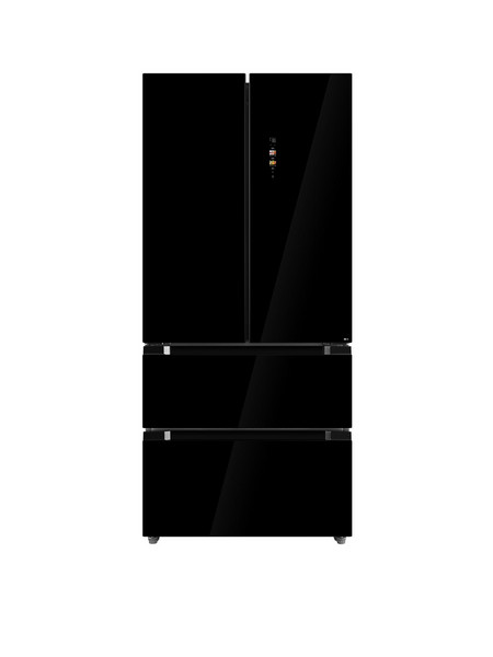 Холодильник многодверный Midea MDRF692MIE22, чёрный / стекло
