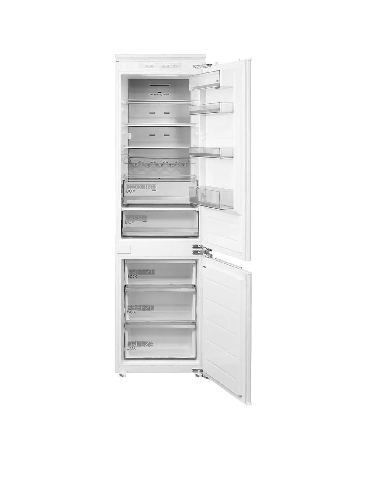 Встраиваемый холодильник Midea MDRE416FGE01M, белый