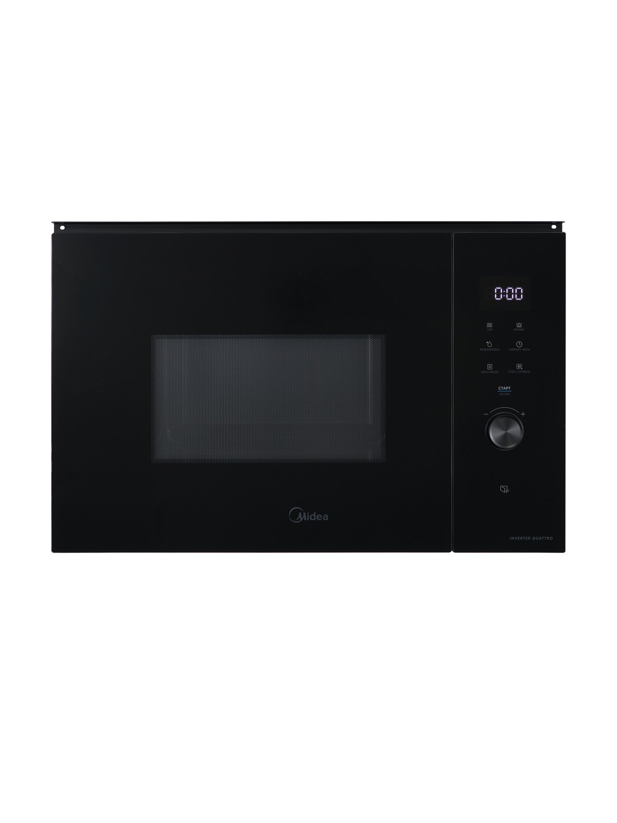 Встраиваемая микроволновая печь Midea MI982517GBI, черное стекло