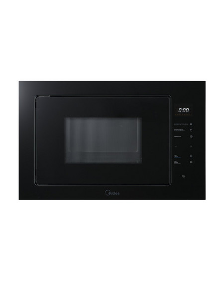 Встраиваемая микроволновая печь Midea MI10257GB, черное стекло