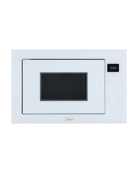 Встраиваемая микроволновая печь Midea MI10257GW, белое стекло