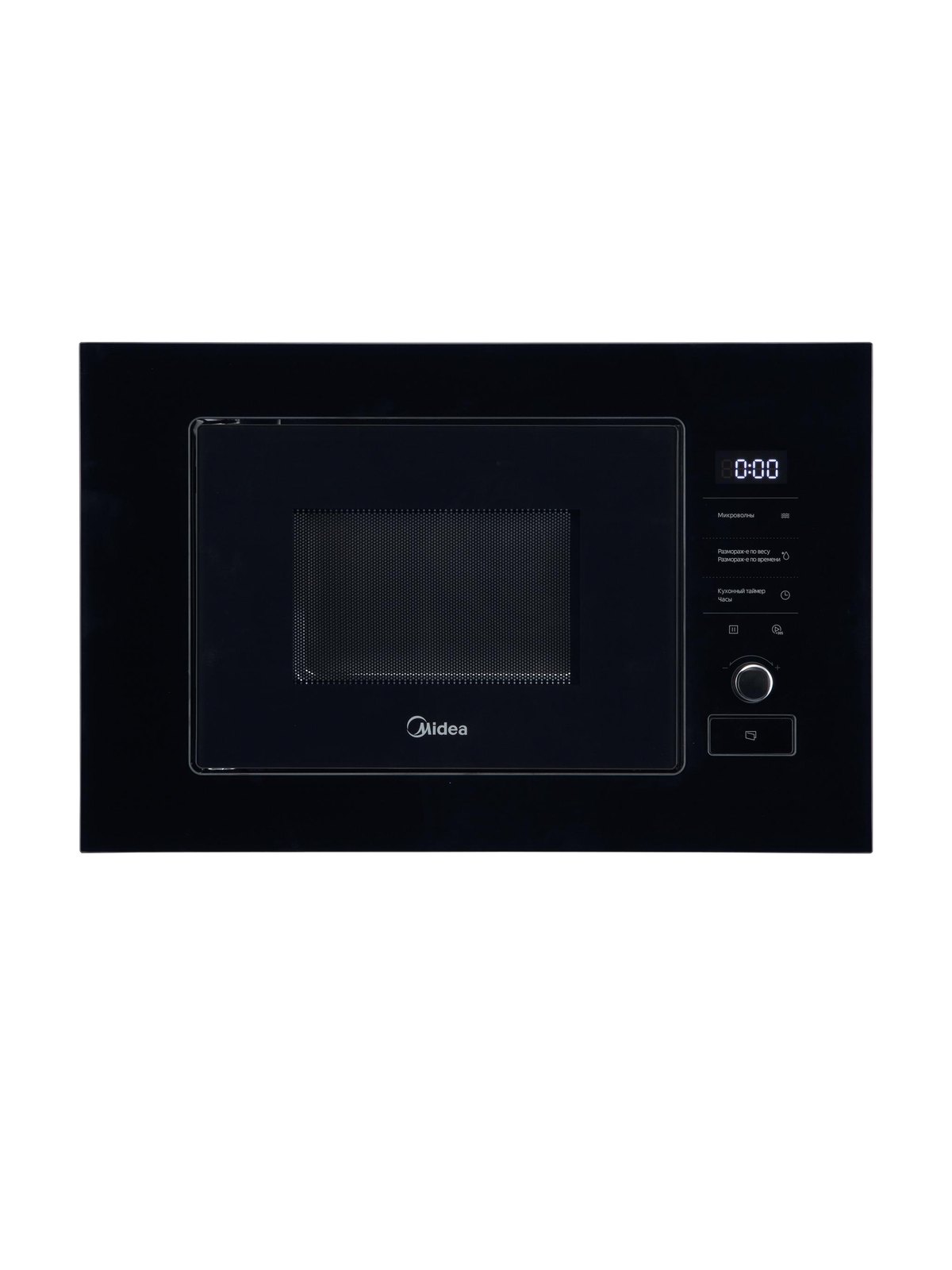 Встраиваемая микроволновая печь Midea MI92170GB, черное стекло