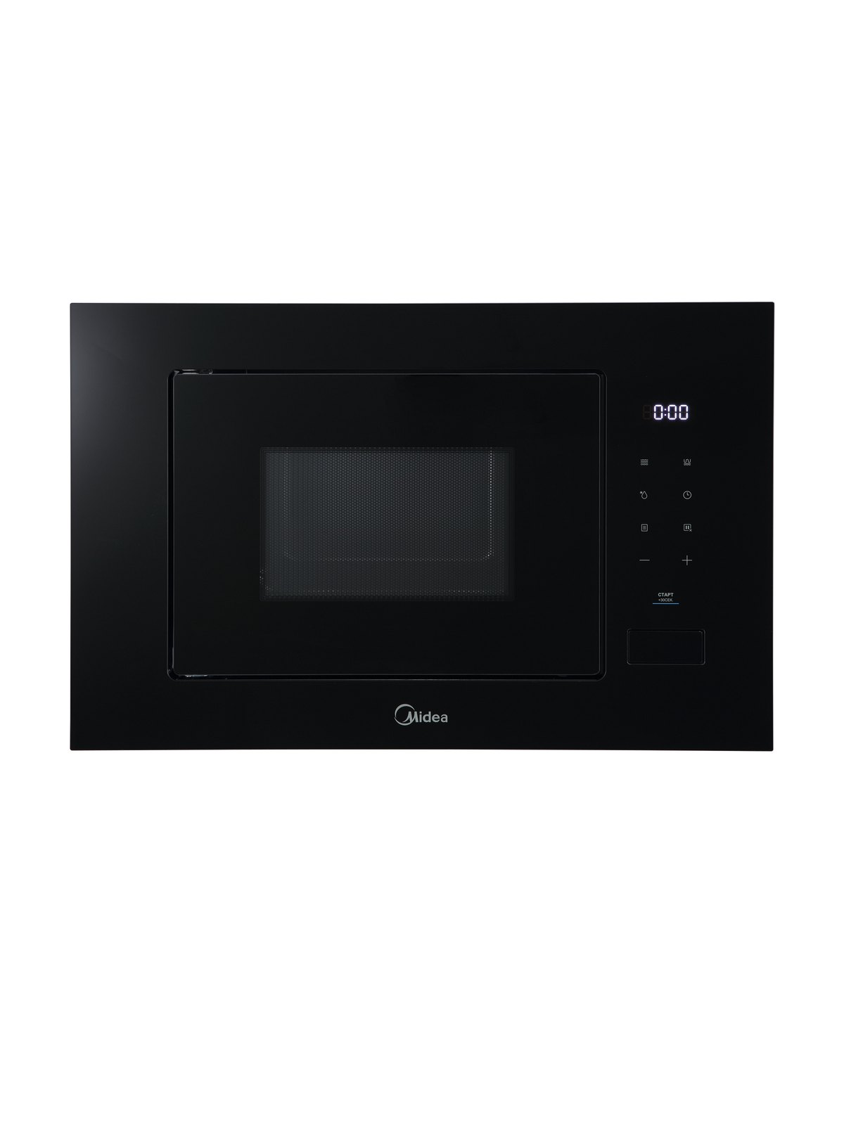 Встраиваемая микроволновая печь Midea MI92200GB, черное стекло