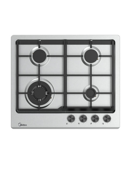 Газовая варочная панель Midea MG697TX, 60 см, нержавеющая сталь