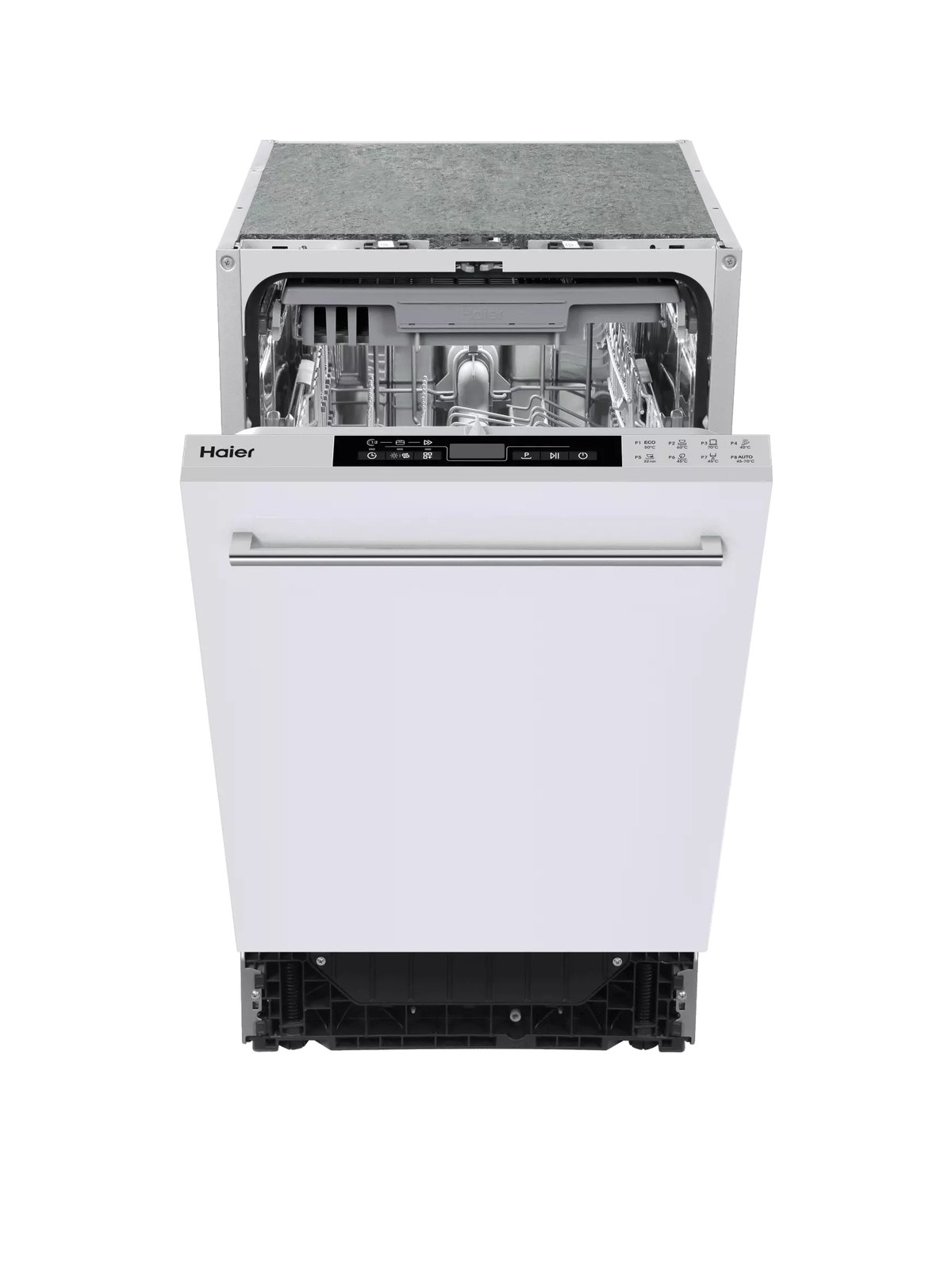 Встраиваемая посудомоечная машина Haier HDWE11-194RU, 45 см, серебро