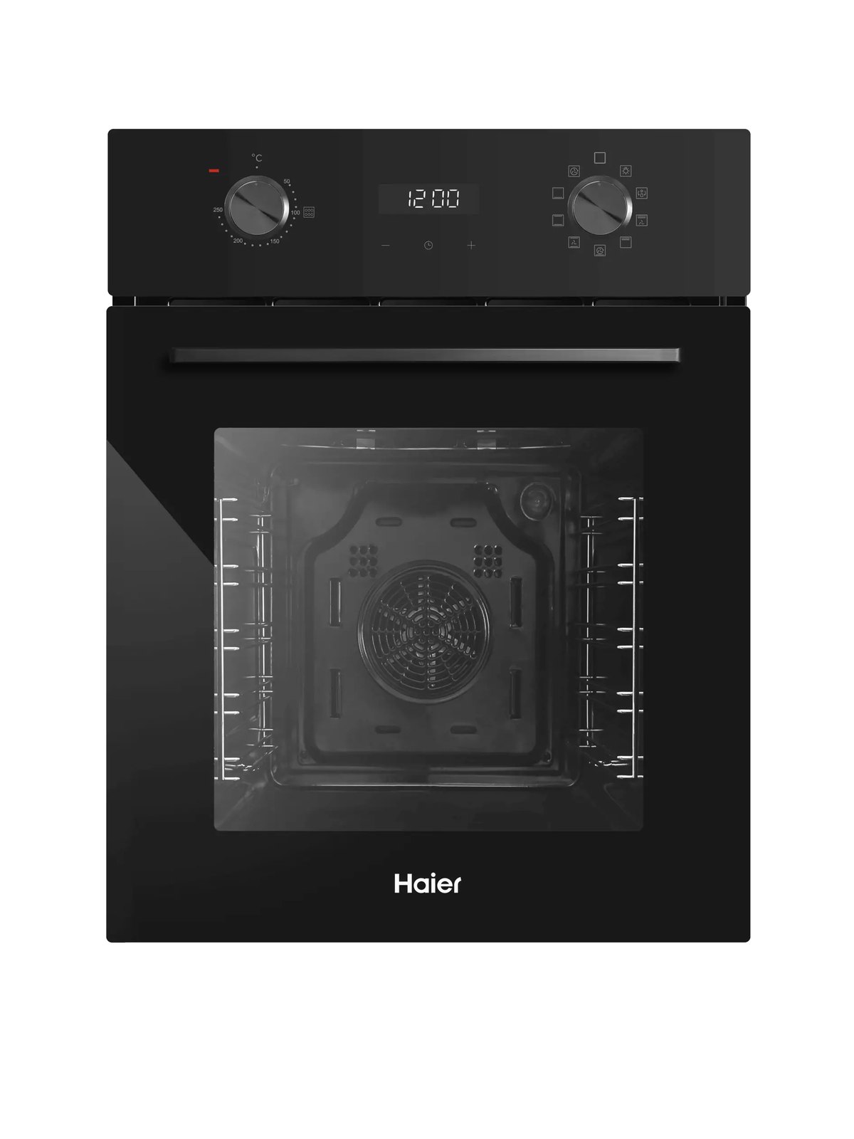 Духовой шкаф Haier HOY-P09NSGBB, 45 см, чёрный