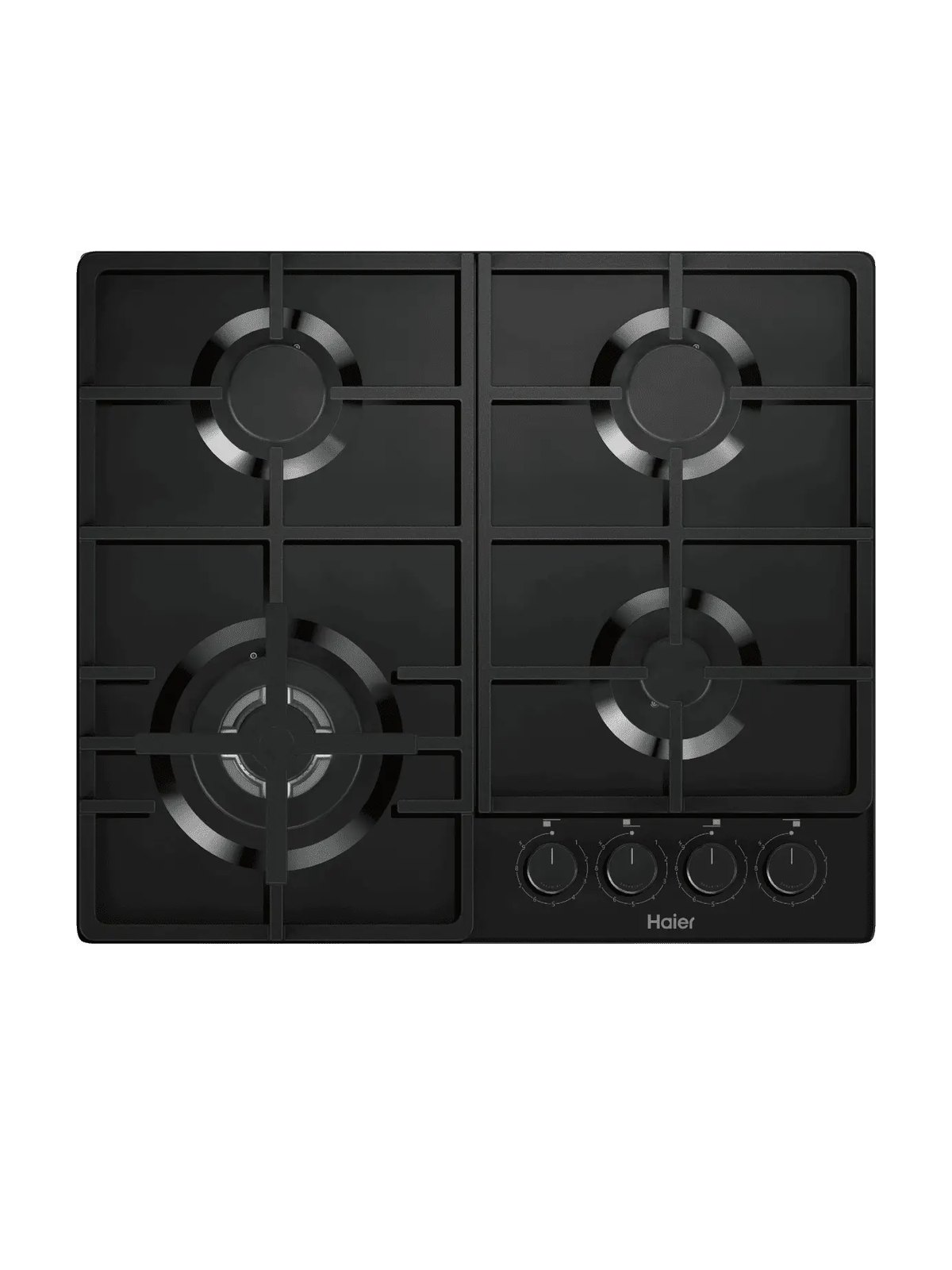 Газовая варочная панель Haier HHQ-G64CTQB, 60 см, чёрный
