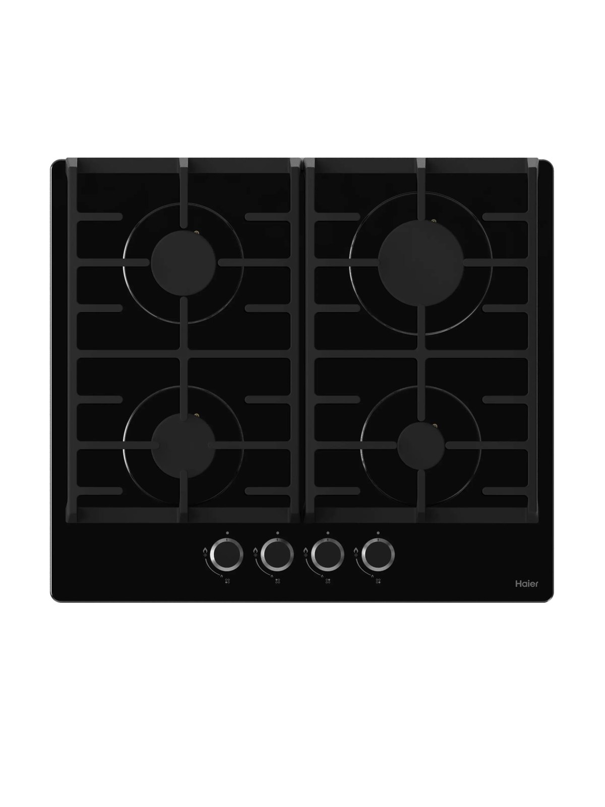 Газовая варочная панель Haier HHX-G64CNB, 58 см, чёрный