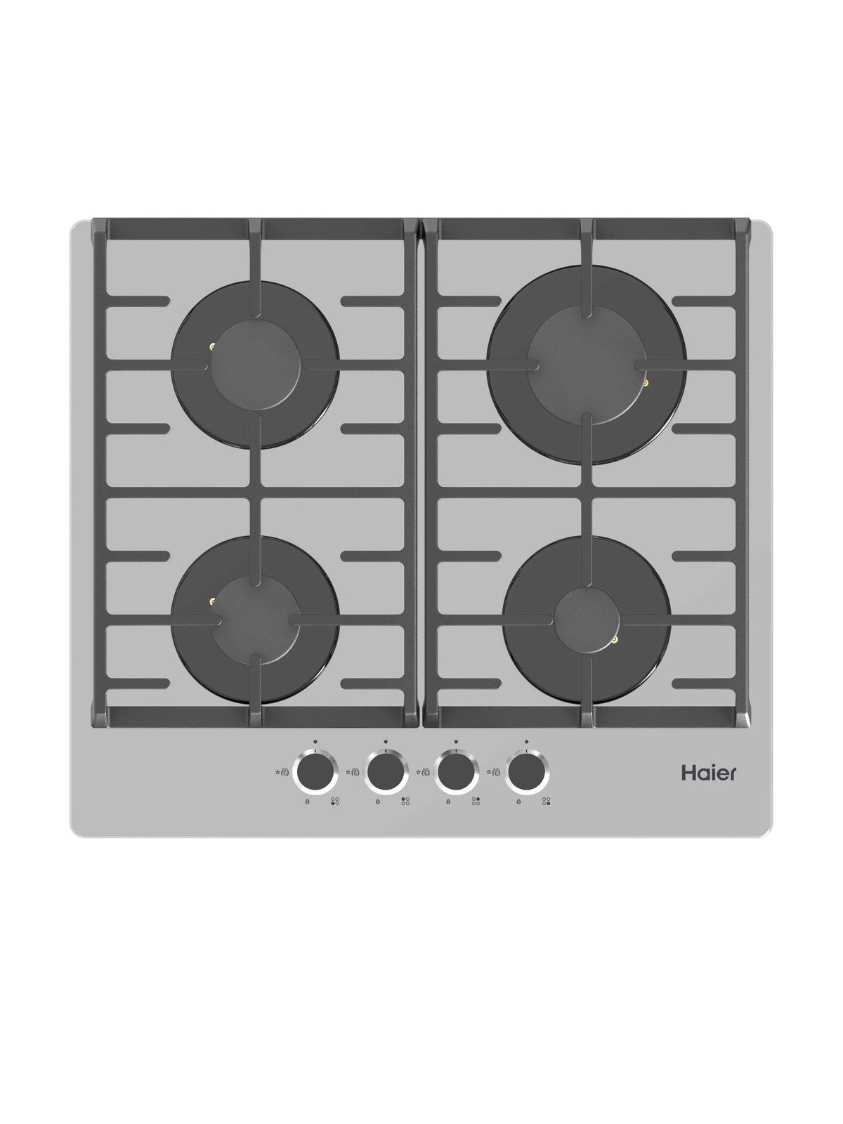 Газовая варочная панель Haier HHX-G64CNG, 58 см, серый