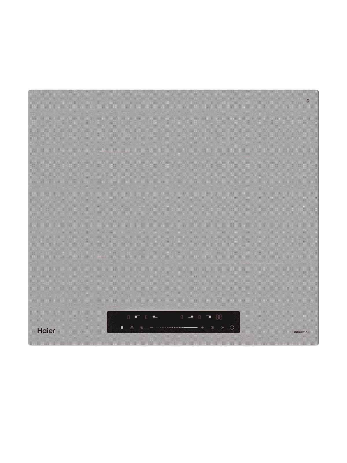 Индукционная варочная панель Haier HHY-Y64TVTPG, 59 см, серый