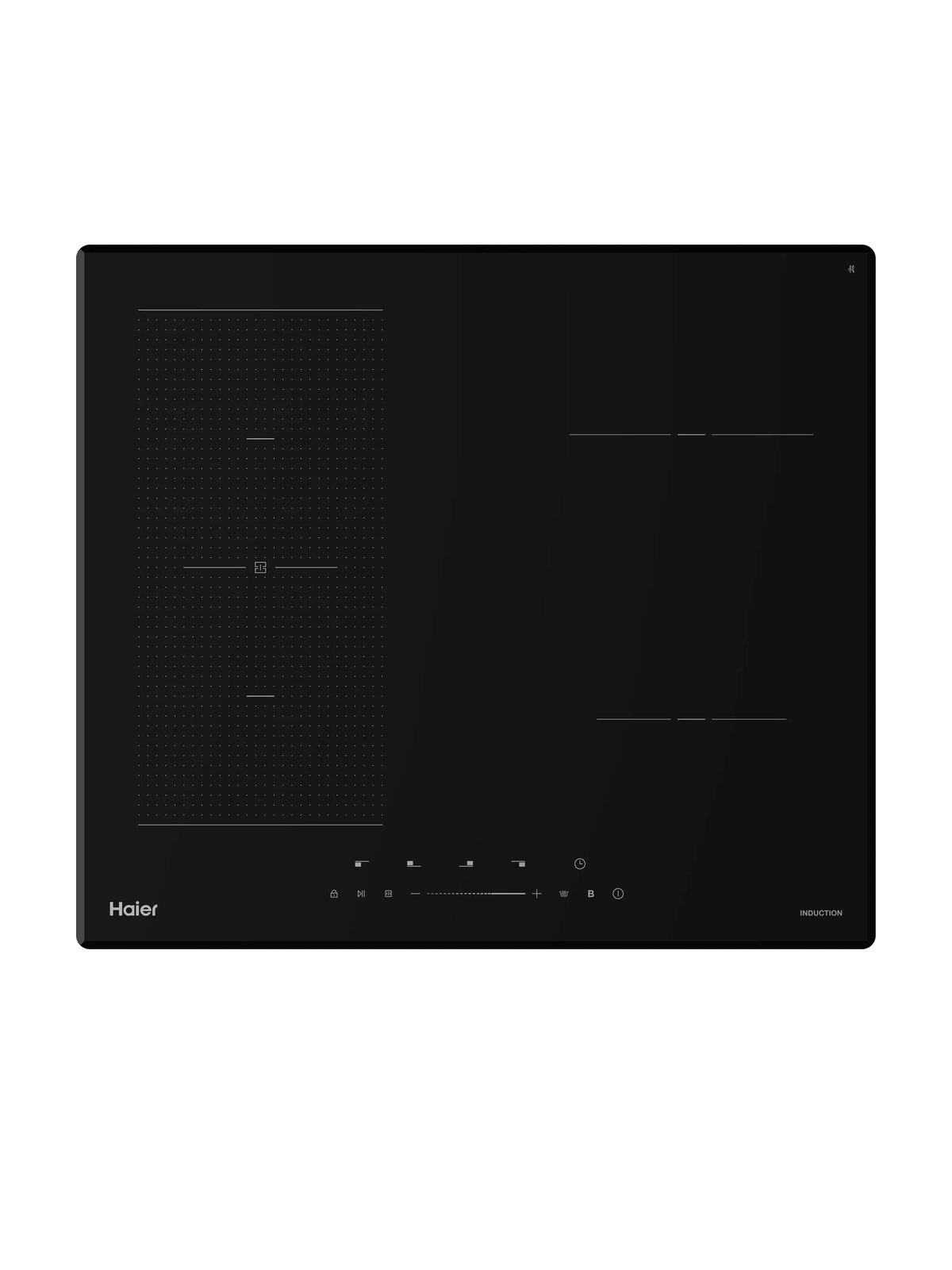 Индукционная варочная панель Haier HHX-Y64TFVB, 59 см, чёрный