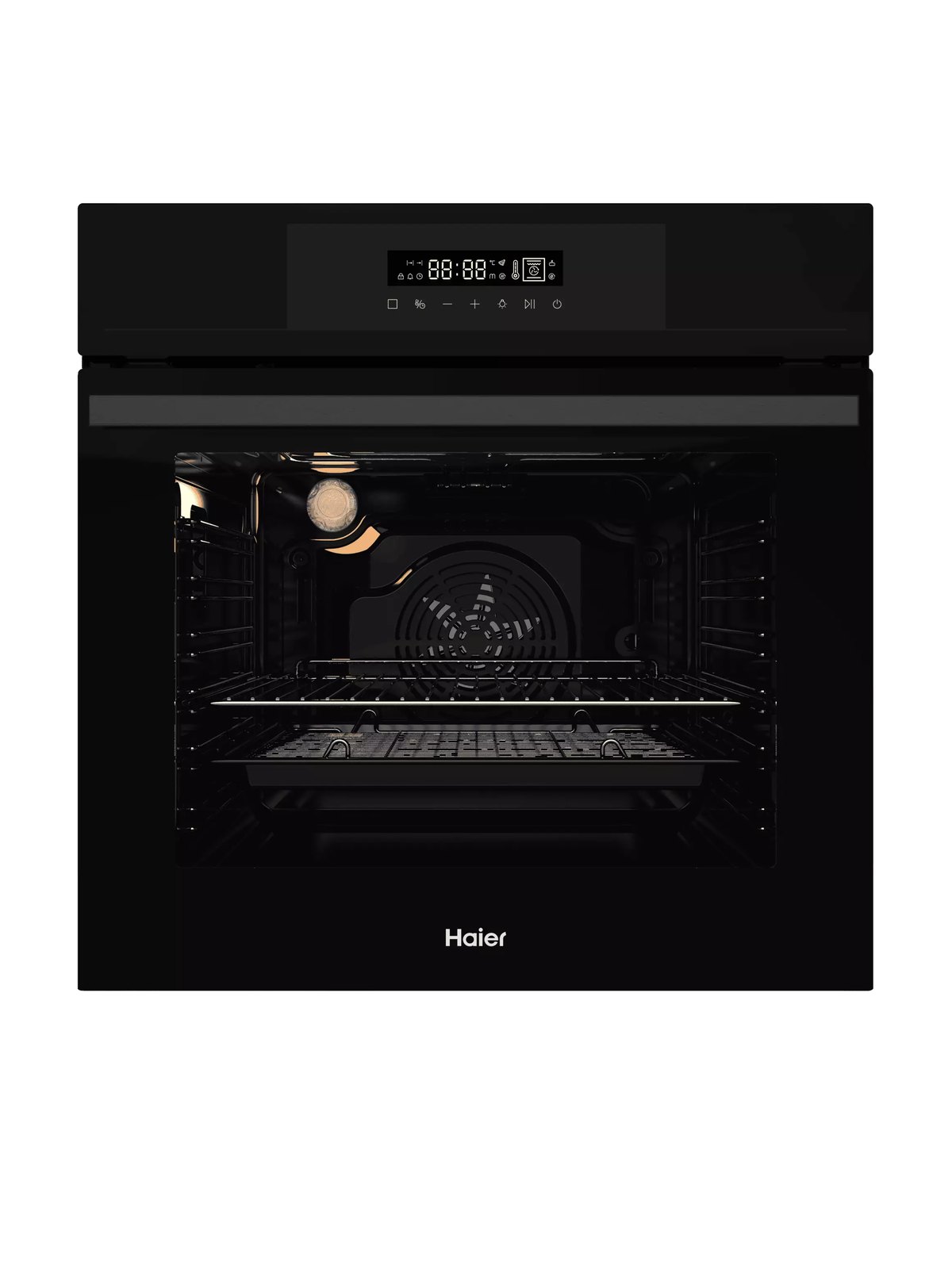 Духовой шкаф Haier HOX-FP3AGB, 59,5 см, чёрный