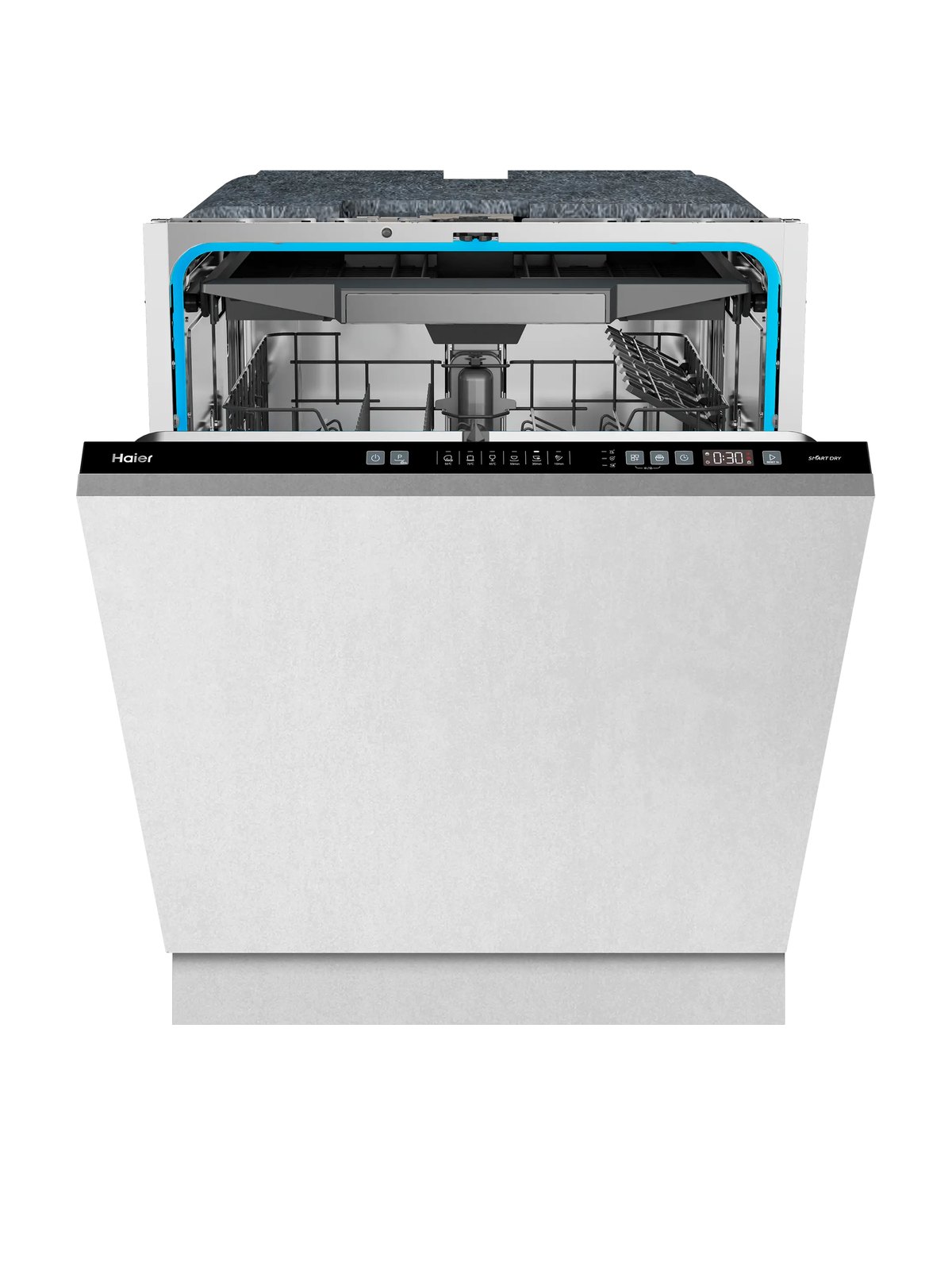 Встраиваемая посудомоечная машина Haier HDWE14-692RU, 60 см, серебро
