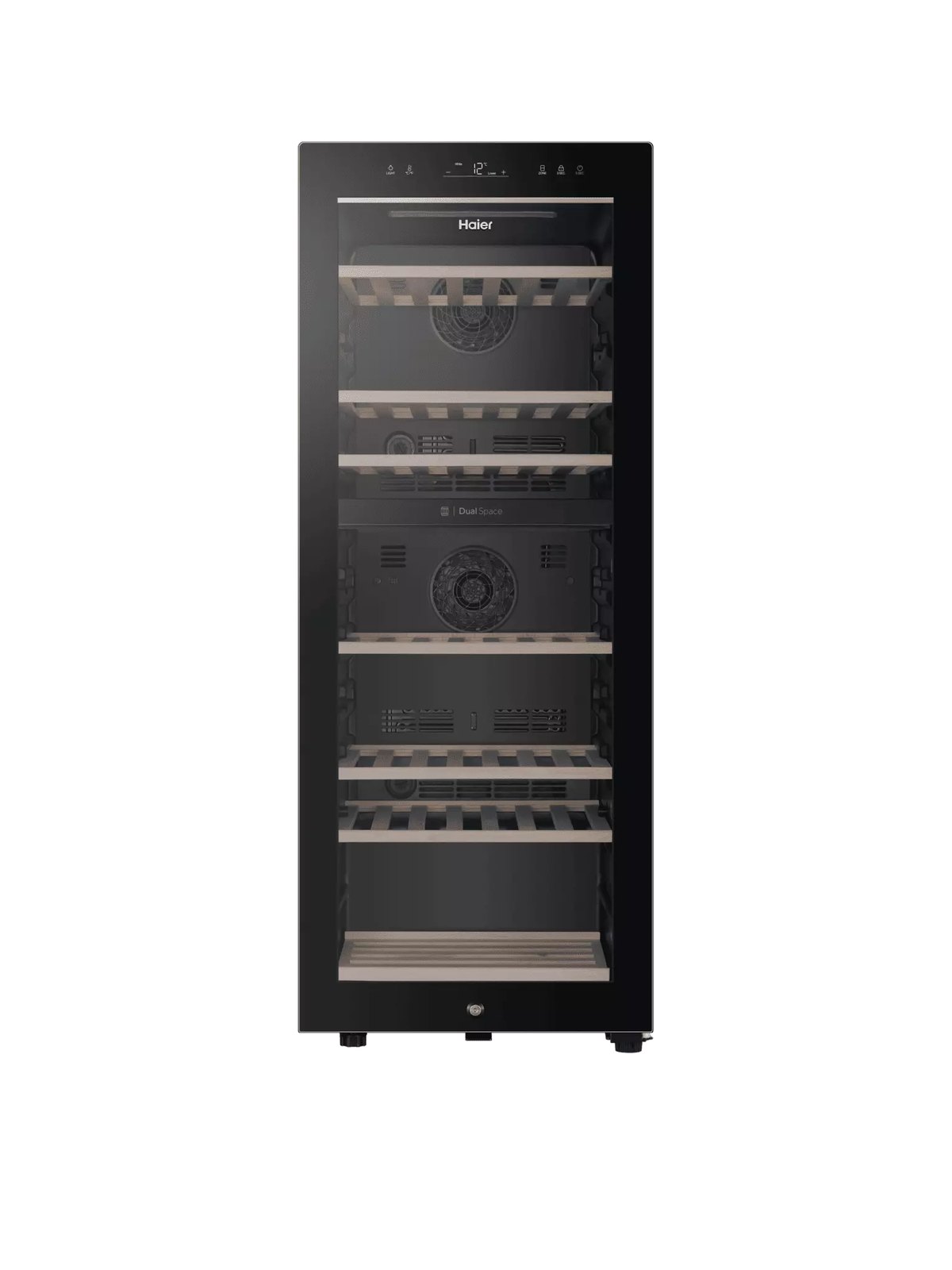Винный шкаф Haier FWC77GDAE1, 49,7 см, чёрный