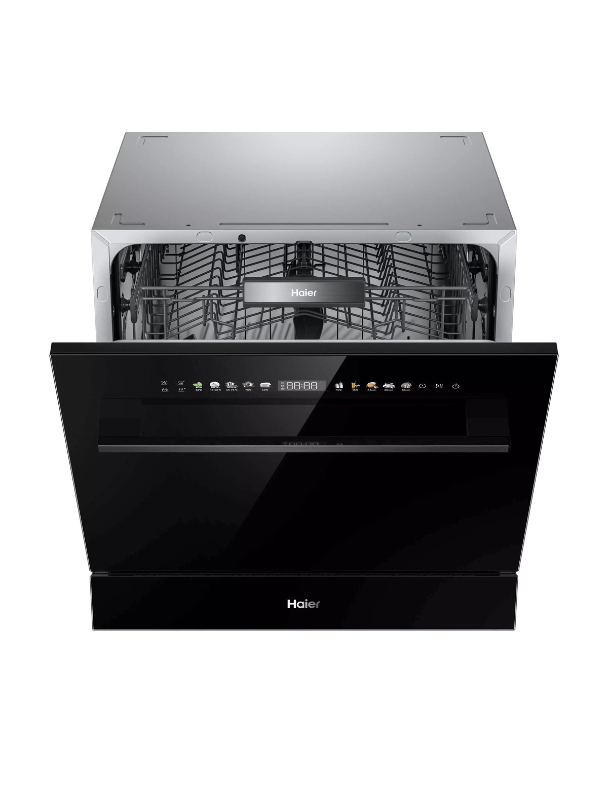 Встраиваемая в колонну посудомоечная машина Haier HDWI8-58BK3RU, 59,5 см, чёрный